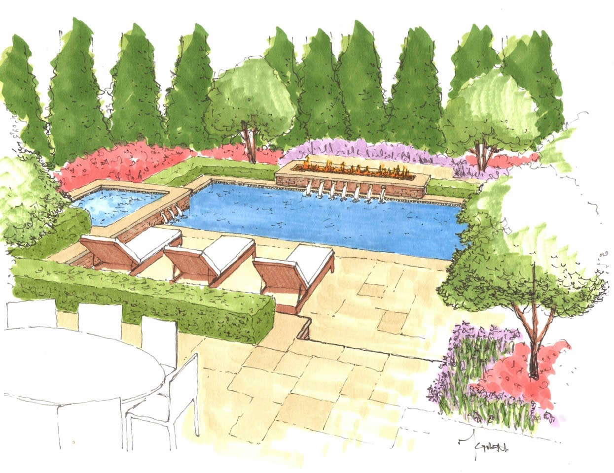 Pool Terrace Pool Design Gallery of Given Pool Designs LLC Kansas City swimming pool design